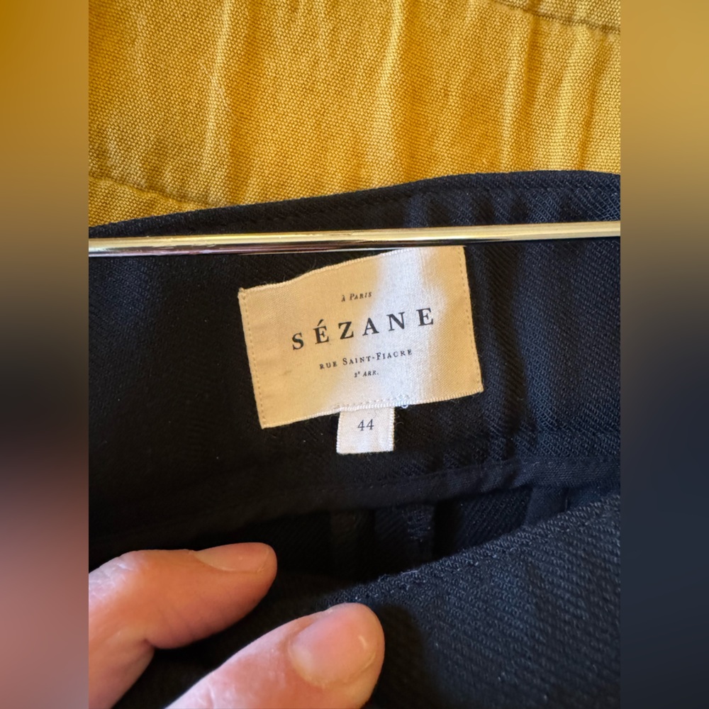 Sezane Women’s Damon pant in black - Picture 3 of 5